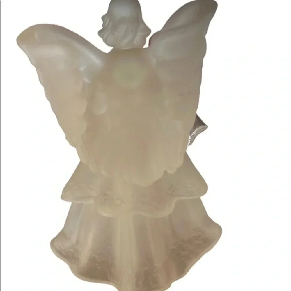 VINTAGE‎ Angel Glass Acrylic Figurine Collectable🎄